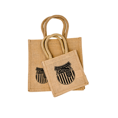 Crested Jute Bag