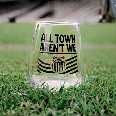 All Town Aren't We Glass Tumbler
