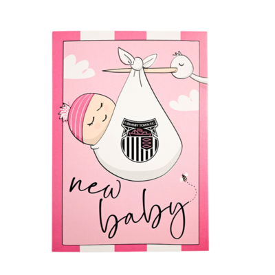 New Baby - Pink Stork