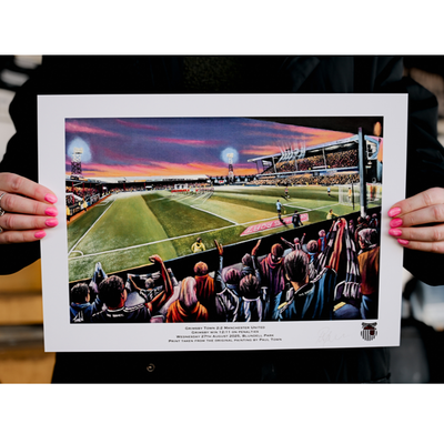 Historic Manchester United Victory Print