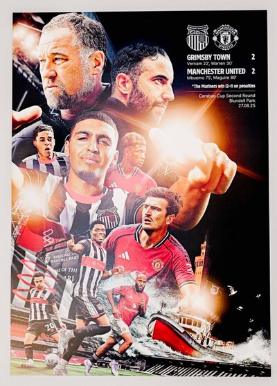 Man United Commemorative Print