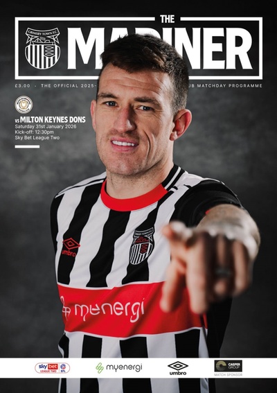 MK Dons Programme 25/26