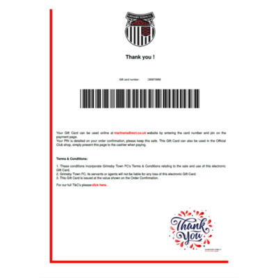 E Gift Card