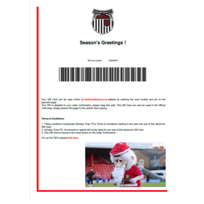 E Gift Card