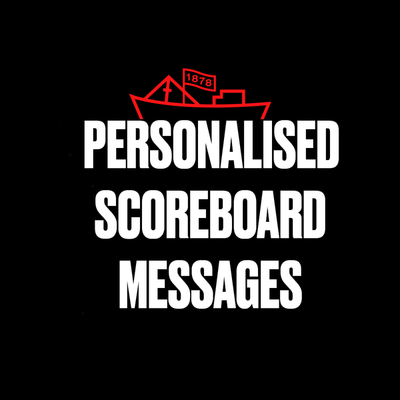 Personalised Scoreboard Message