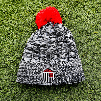 Crested Cable Bobble Hat