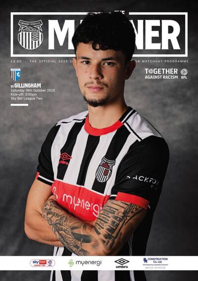 Gillingham Programme 25/26