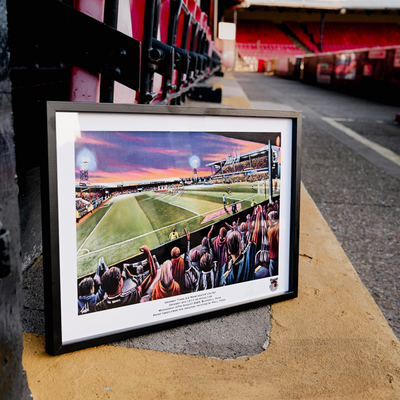 Historic Manchester United Victory Framed Print
