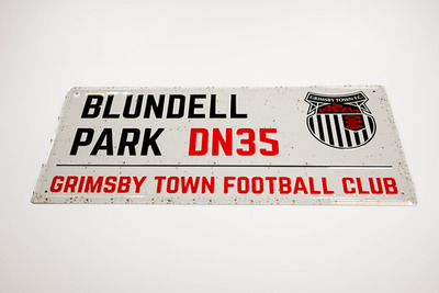 Distressed Blundell Park Street Sign