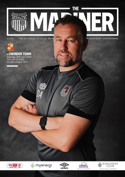 Swindon Town Programme 25/26
