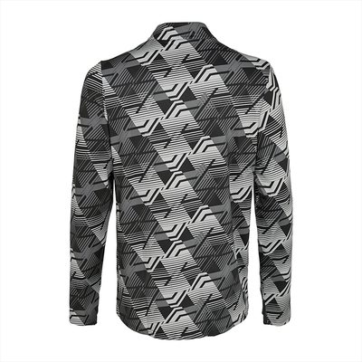 Warm up Quarter Zip Black and Grey Adult
