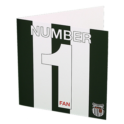 Number One Fan Card