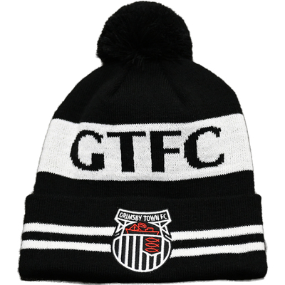 2022 GTFC Black and White Striped Bronx Hat with Bobble
