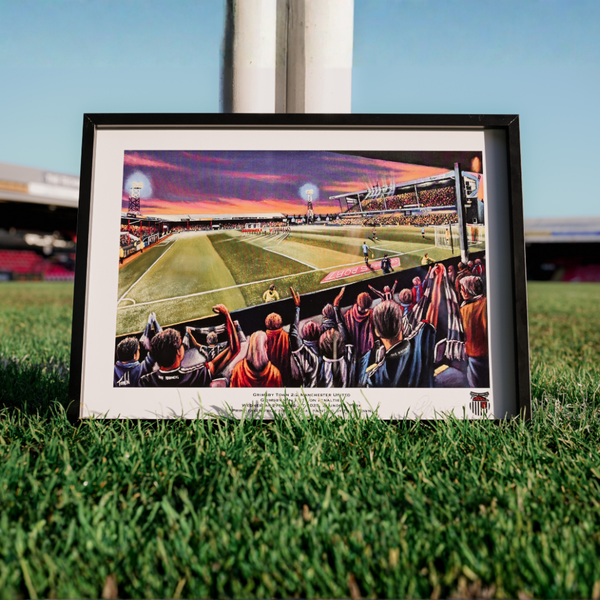 Historic Manchester United Victory Framed Print